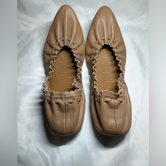 See By Chole Jane Scallop Calfskin Ballerina Flats Size 5.5 - Picture 4 of 11